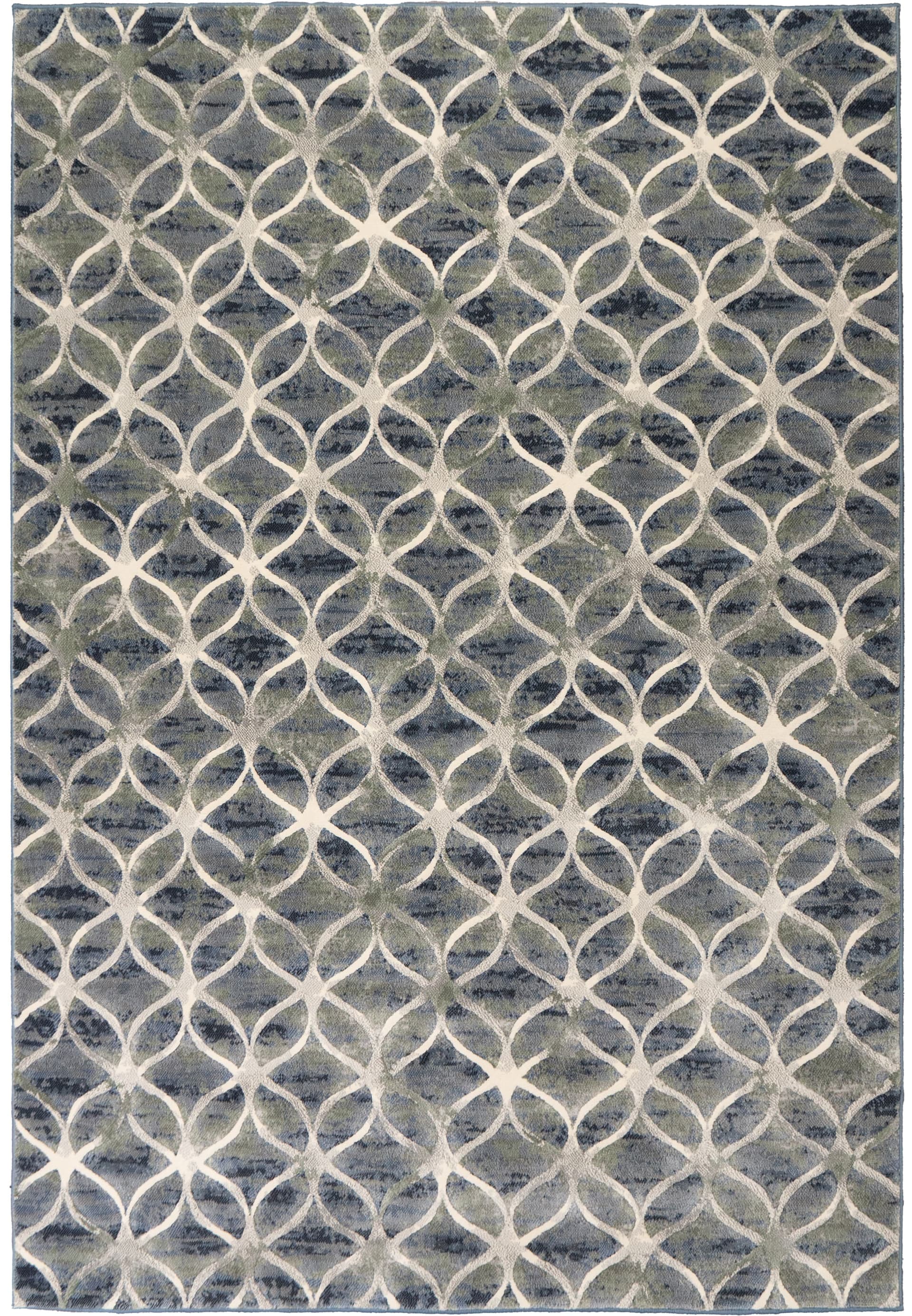 Iris Eclipse Blue area rug