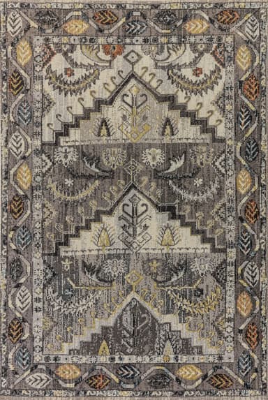 Zodiac area rug in Grey