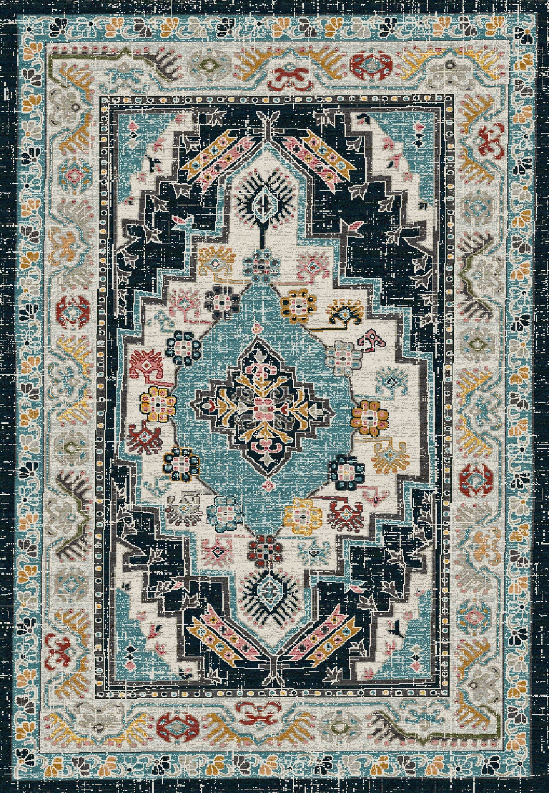 Morningside Beige/Blue rug