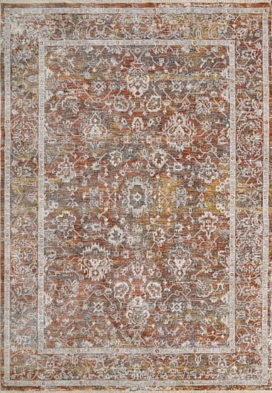 Skyler area rug in Copper/Multi