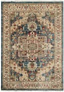 Juno rug in Navy/Red