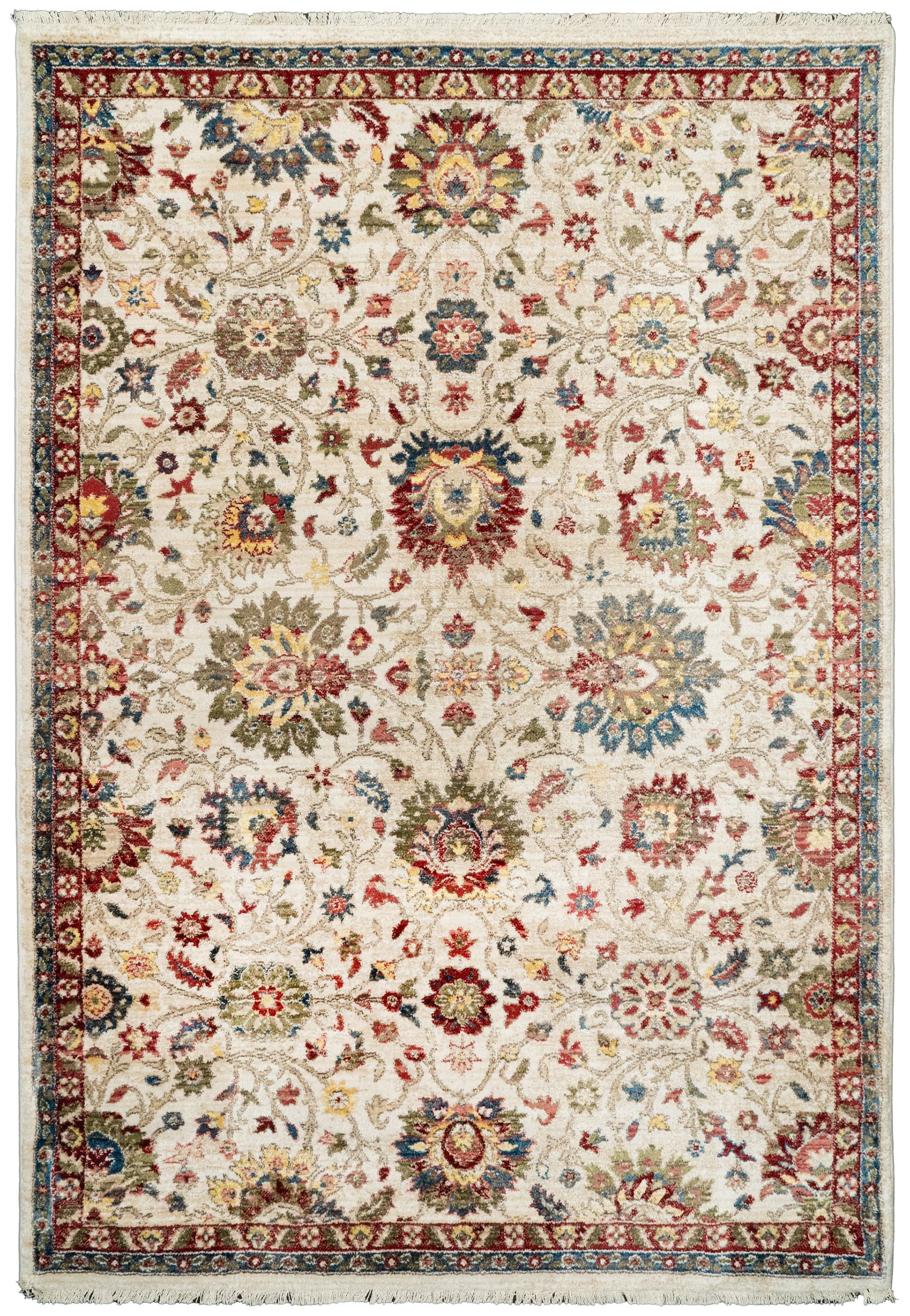 Huckleberry Juno Ivory/Red area rug
