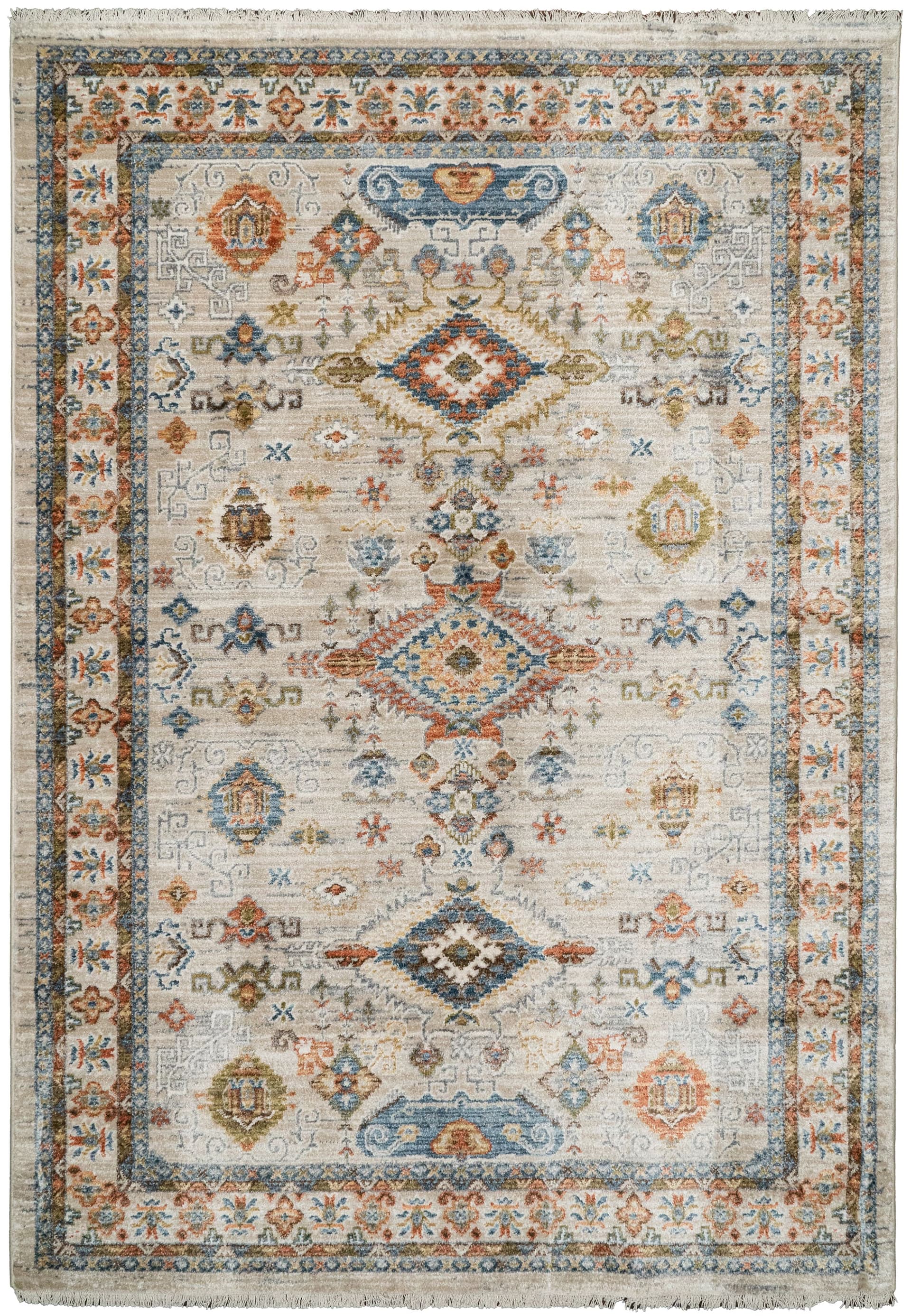 Almond Juno Ivory/Multi area rug