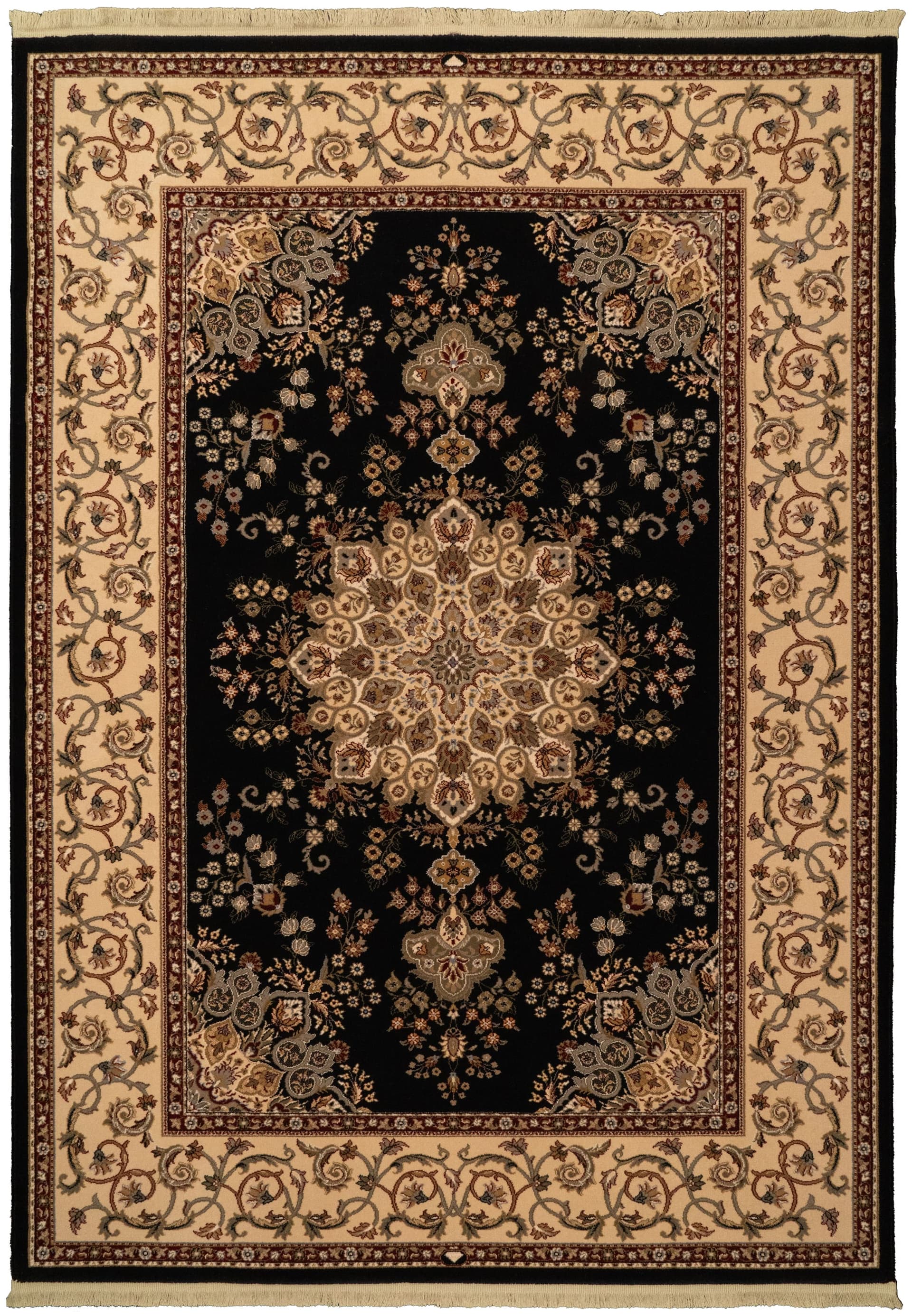 Hyacinth Brilliant Black area rug