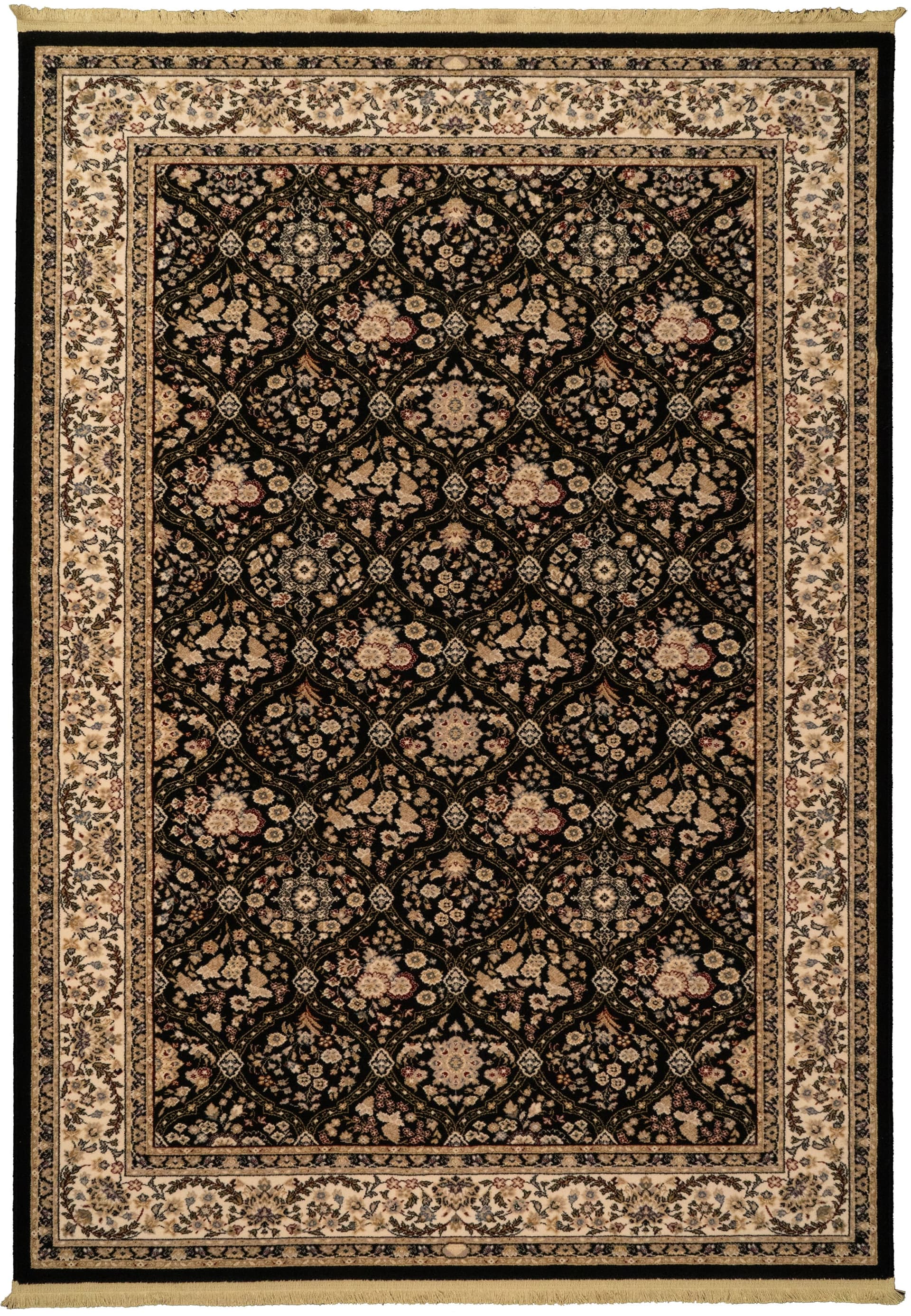 Dogwood Brilliant Black area rug