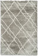 Nordic rug in Silver/White