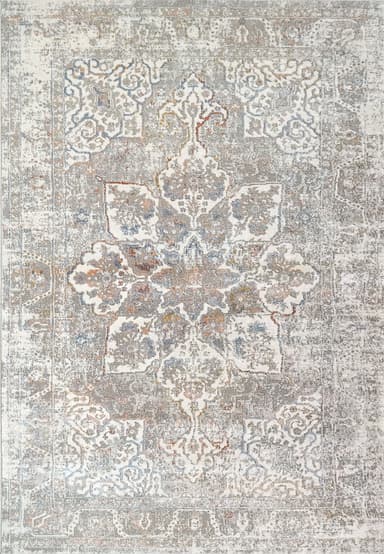 Zen area rug in Grey/Blue