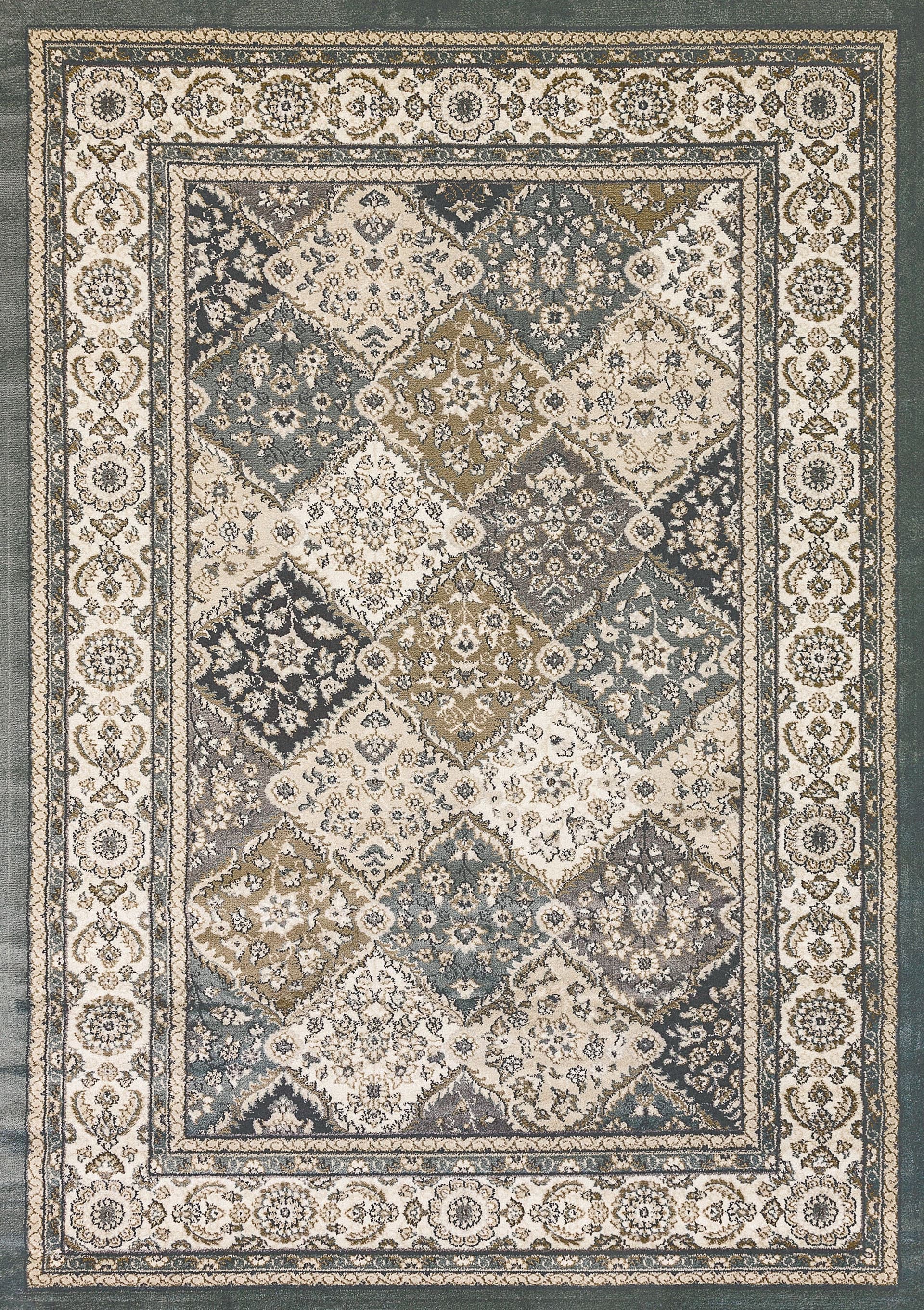 Jay Yazd Blue/Ivory area rug